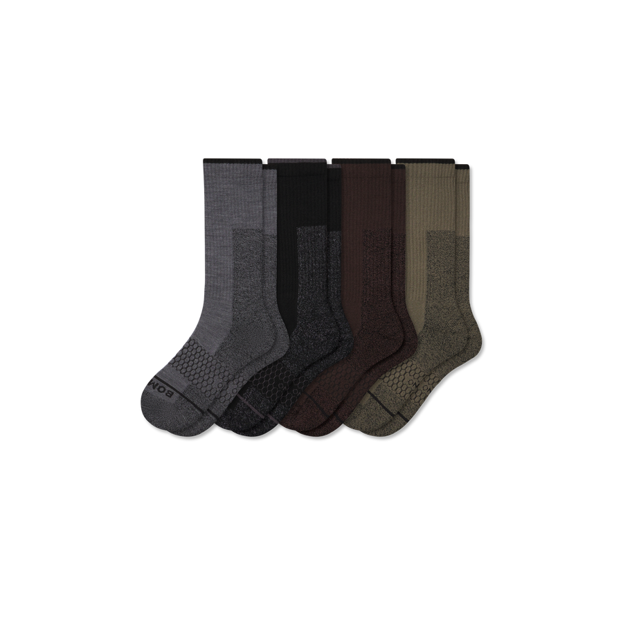 Women's Ultra Strong Merino Blend Calf Sock 4-Pack - Ready Pick