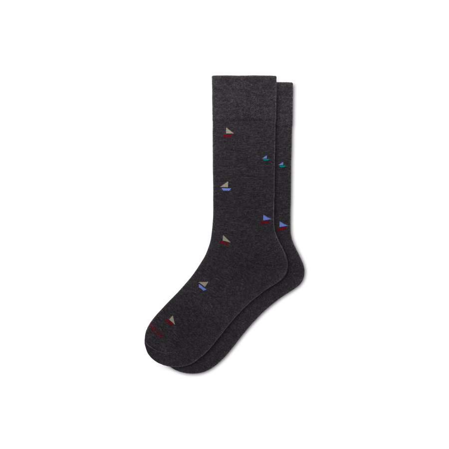 Men's Dress Calf Socks - Travel Pair