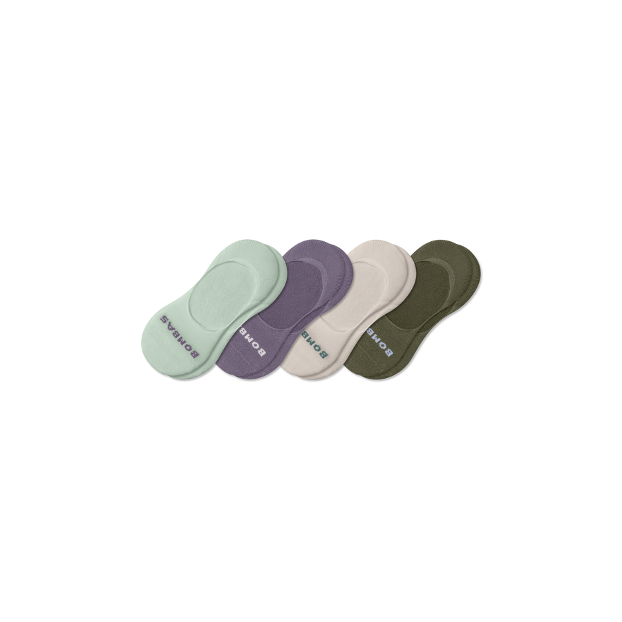 Women's Mid-Cut No Show Sock 4-Pack - All Day Fit