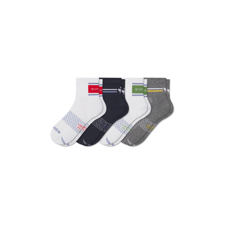 Men's All Sport Quarter Sock 4-Pack - Easy Choice