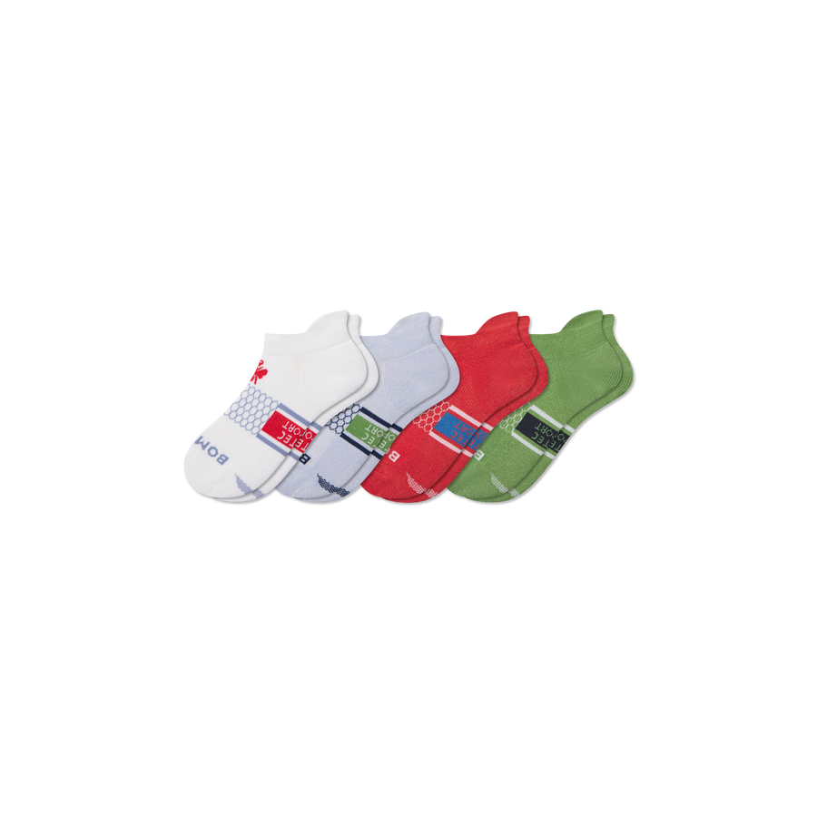 Youth All Sport Ankle Sock 4-Pack - Ready Pick