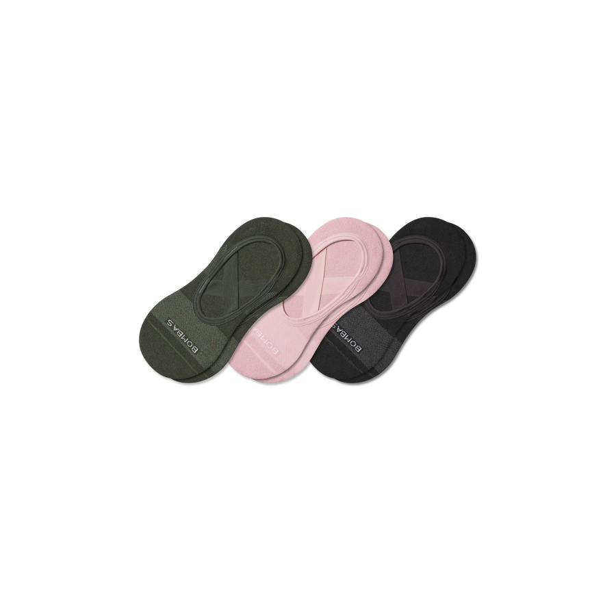 Women's Studio Gripper Ballet No Show Sock 3-Pack - Premium Pick