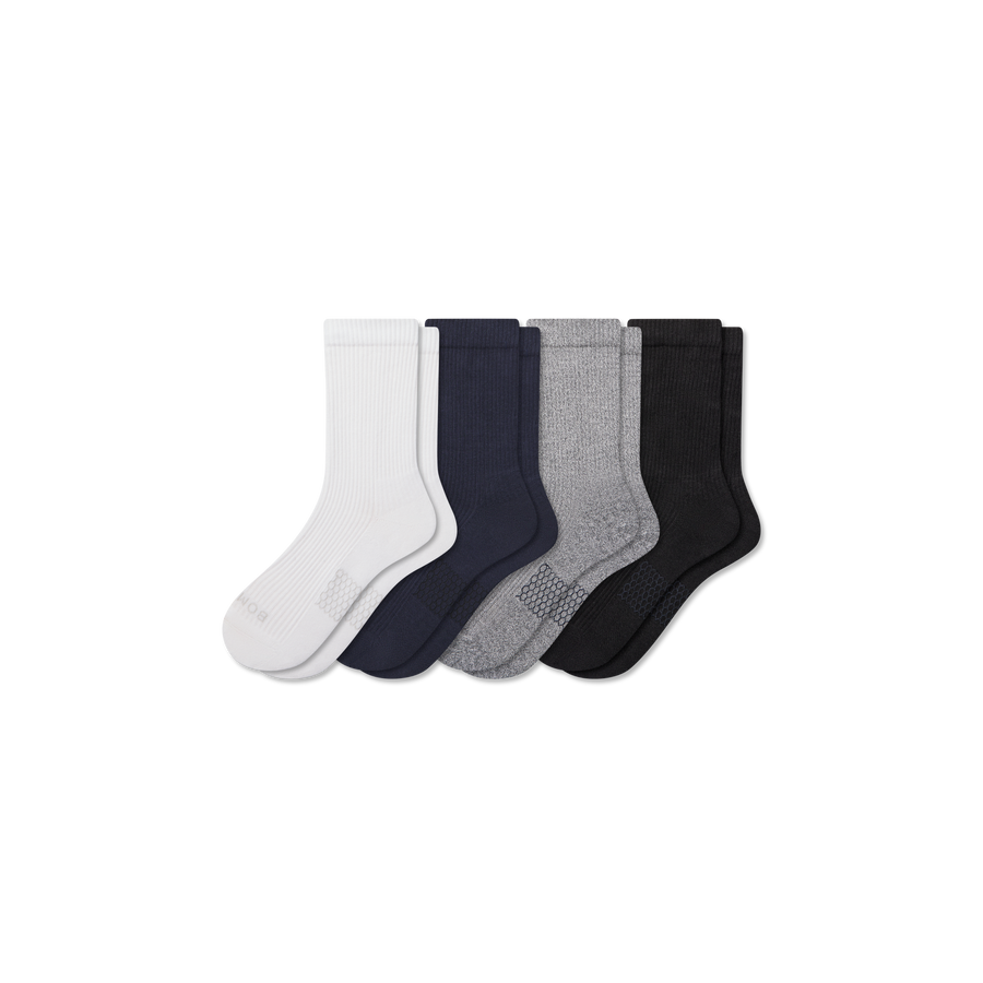 Men's Modern Rib Half Calf Sock 4-Pack - Classic Ready