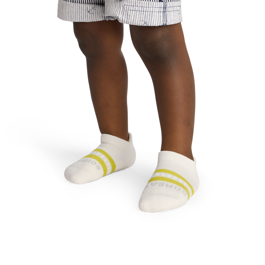 Toddler Solids Gripper Ankle Sock 4-Pack - Classic Ready