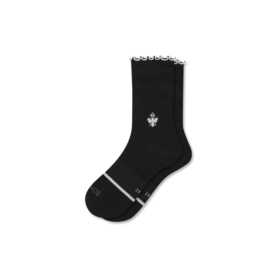 Women’s Ruffle Sport Half Calf Socks - Fresh Choice