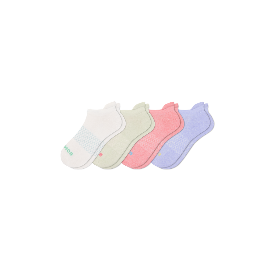 Women's Solids Ankle Sock 4-Pack - Simple Style