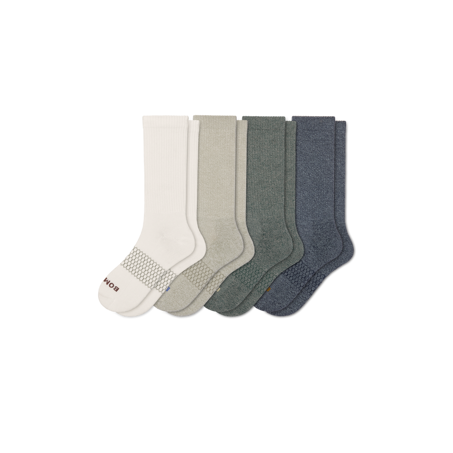 Men's Marl Calf Sock 4-Pack - Everyday Pair