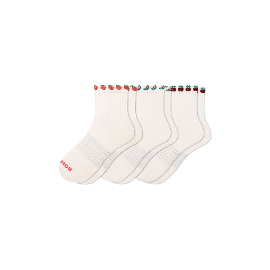 Women's Farmer's Market Quarter Sock 3-Pack - Light Cushion