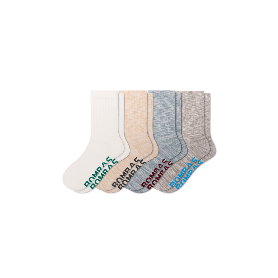 Women's Summer Ragg Half Calf Sock 4-Pack - Daily Pick