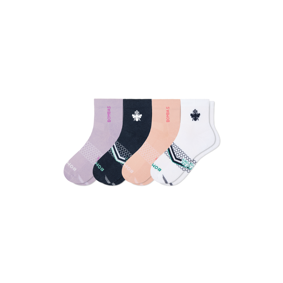 Women's All Sport Quarter Sock 4-Pack - Easy Pair