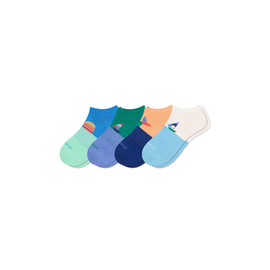 Youth Ankle Sock 4-Pack - Travel Pair