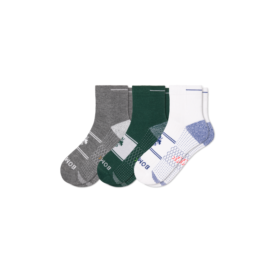 Men's Golf Quarter Sock 3-Pack - Travel Pair
