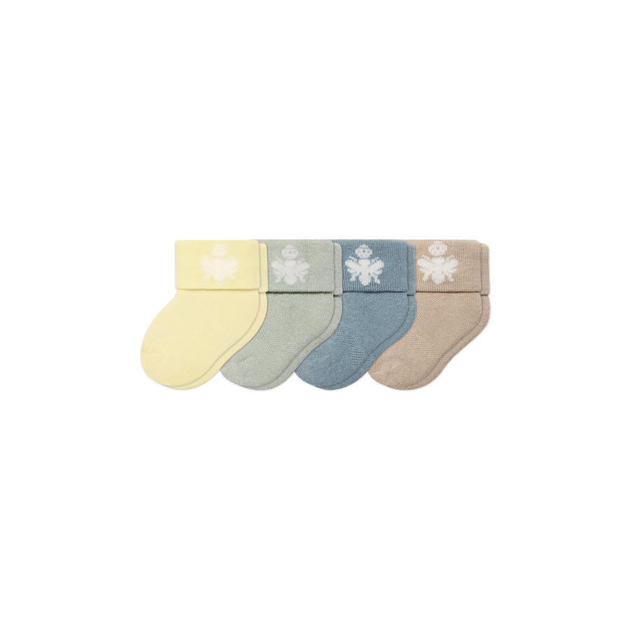 Baby Sock 4-Pack (0-6 Months) - All Day Fit