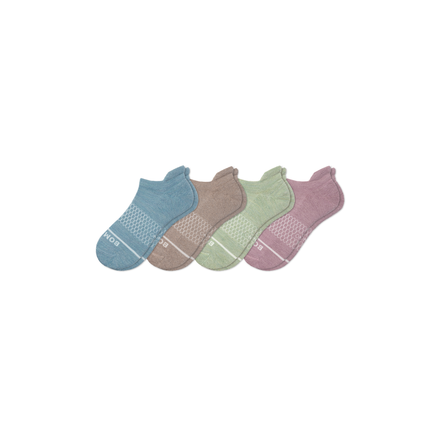 Women's Merino Wool Blend Ankle Sock 4-Pack - Easy Choice