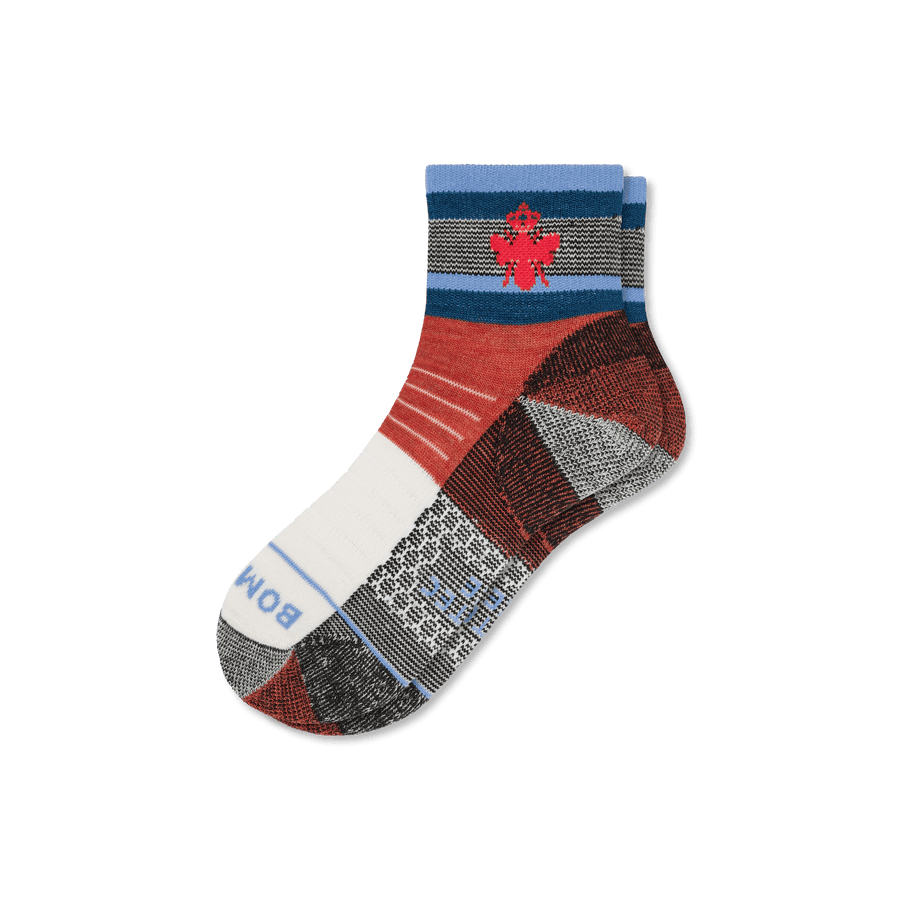 Cotopaxi x Bombas Merino Wool Blend Hiking Quarter Socks - Fresh Choice