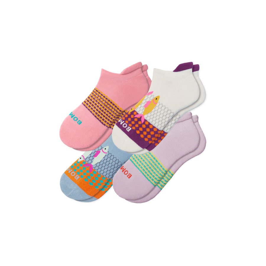 Women's Aquatic Ankle Sock 4-Pack - Fresh Choice