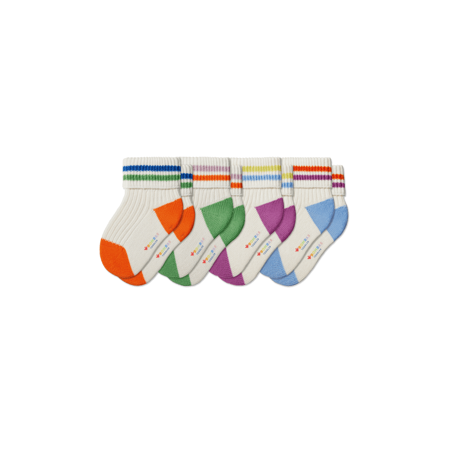 Toddler Pride Calf Sock 4-Pack - Premium Pick