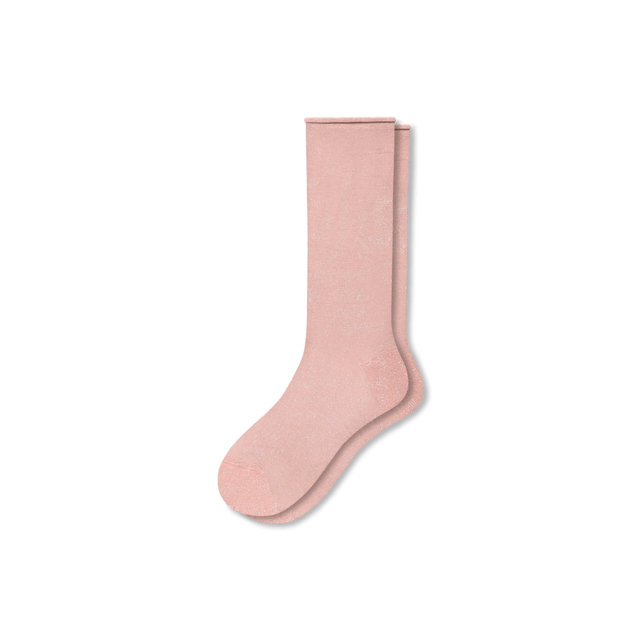 Women’s Sheer Sparkle Calf Socks - Premium Pick