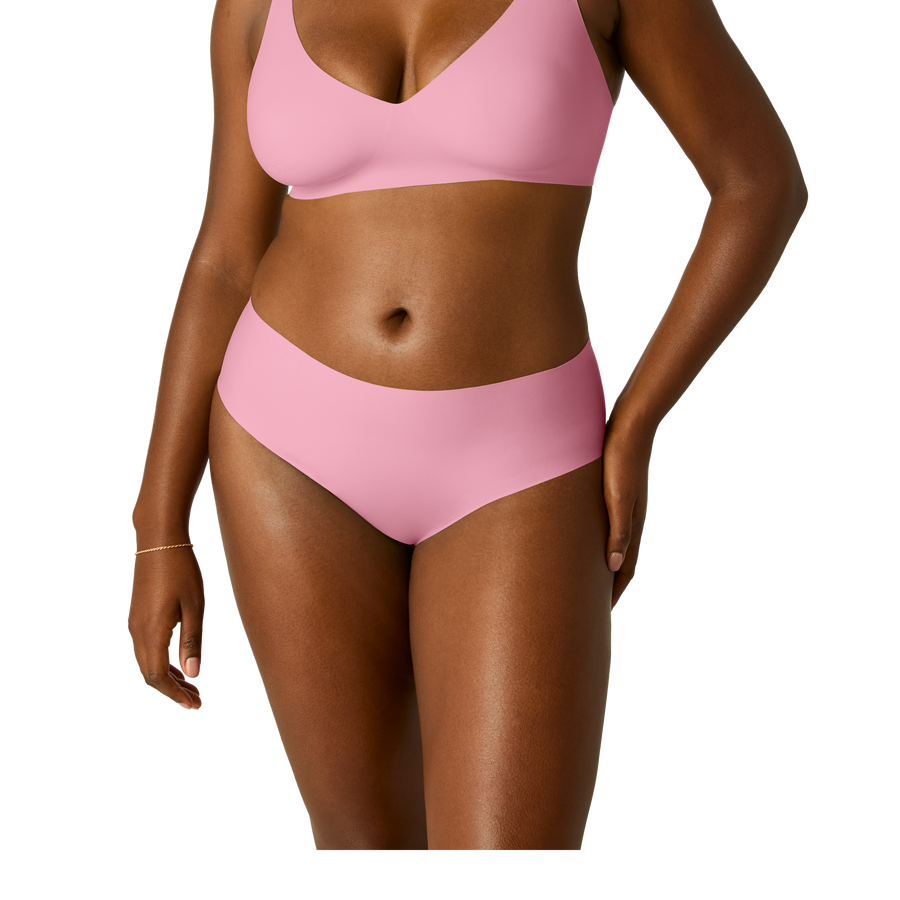 Women's No Show Hipster - Clean Finish