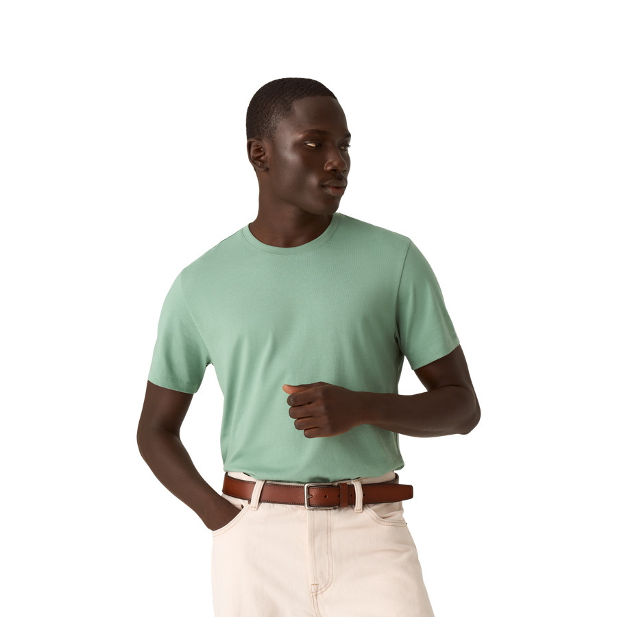 Men's Pima Cotton Crew Neck T-Shirt - Daily Pick