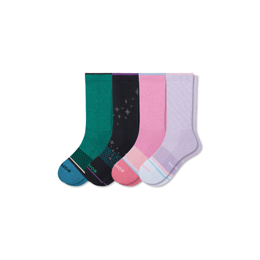 Wicked X Bombas Calf Sock 4-Pack - Clean Finish