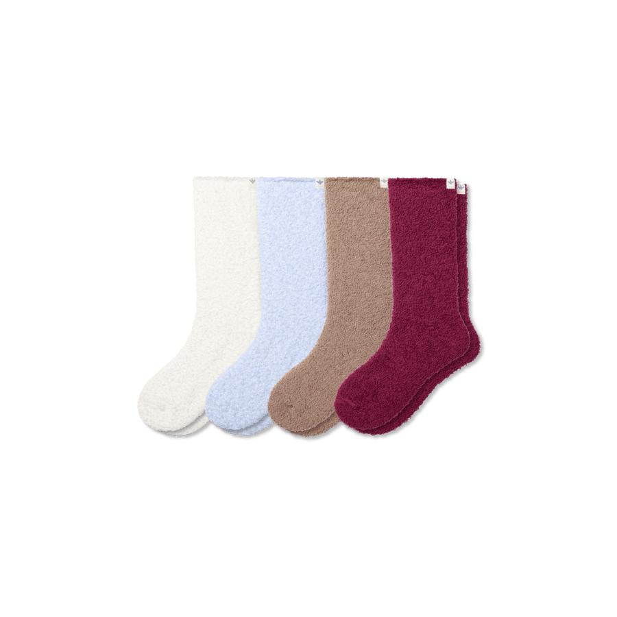 Women's Fuzzy Sock 4-Pack - Daily Step