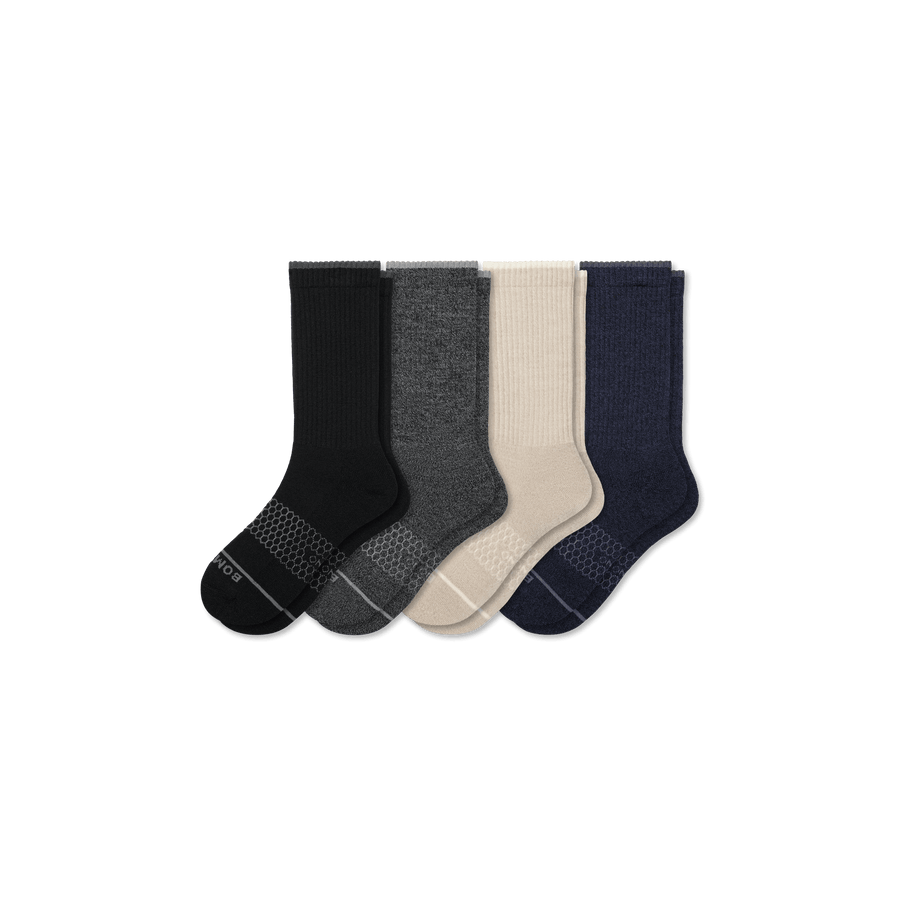 Women's Merino Wool Blend Calf Sock 4-Pack - Ready Pick