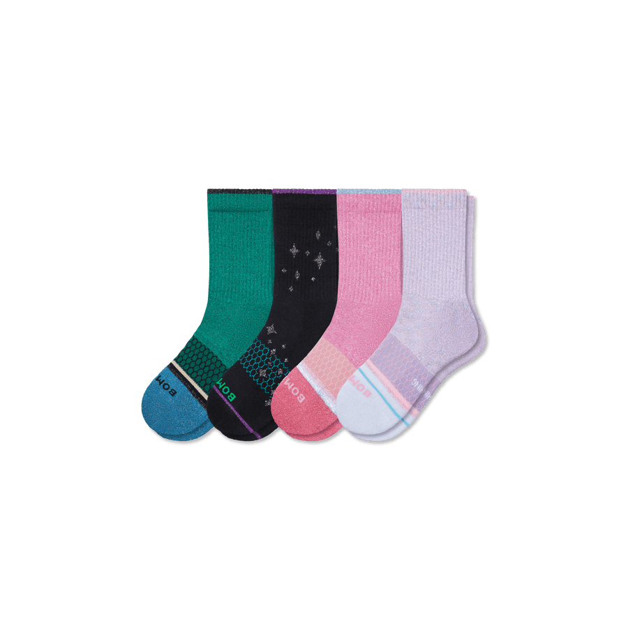 Youth Wicked X Bombas Calf Sock 4-Pack - Ready Pick