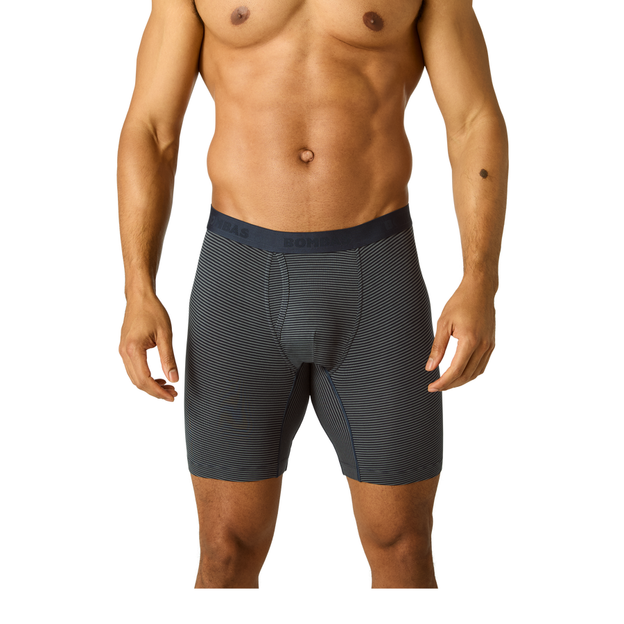 Men's Cotton Modal Blend Long Boxer Brief 8" - Fresh Comfort