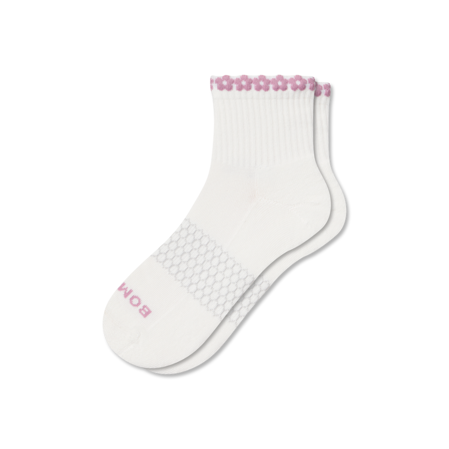 Women's Daisy Chain Quarter Socks - Easy Choice