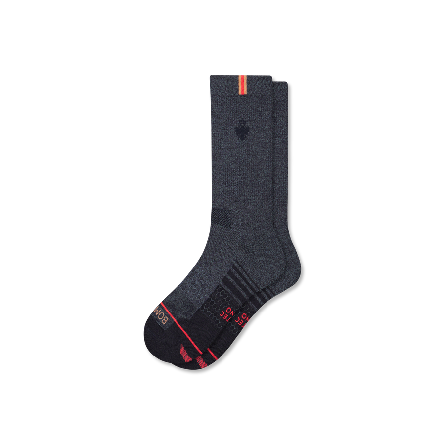 Men's Merino Wool Blend Run Calf Socks - Everyday Pair