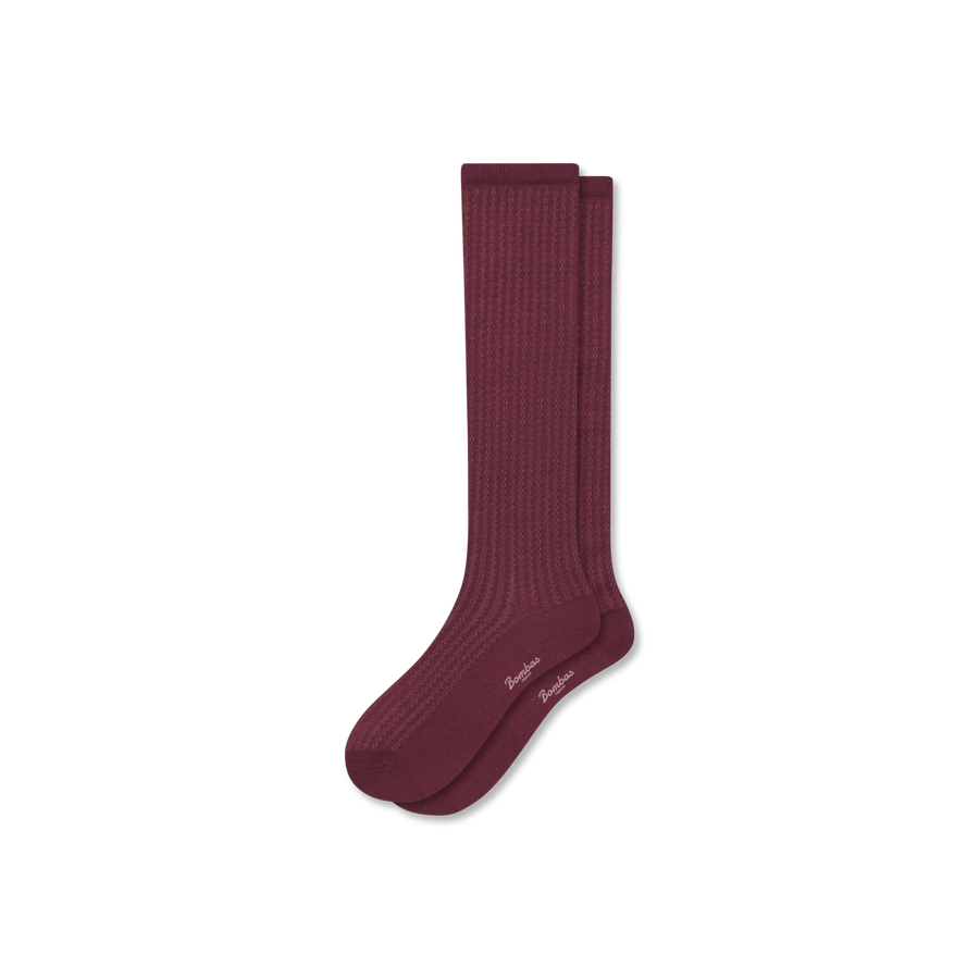 Women's Pointelle Knee High Socks - Clean Finish