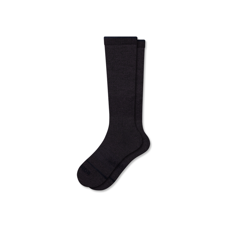 Women's Merino Wool Blend Knee High Socks (15-20mmHg) - Easy Pair