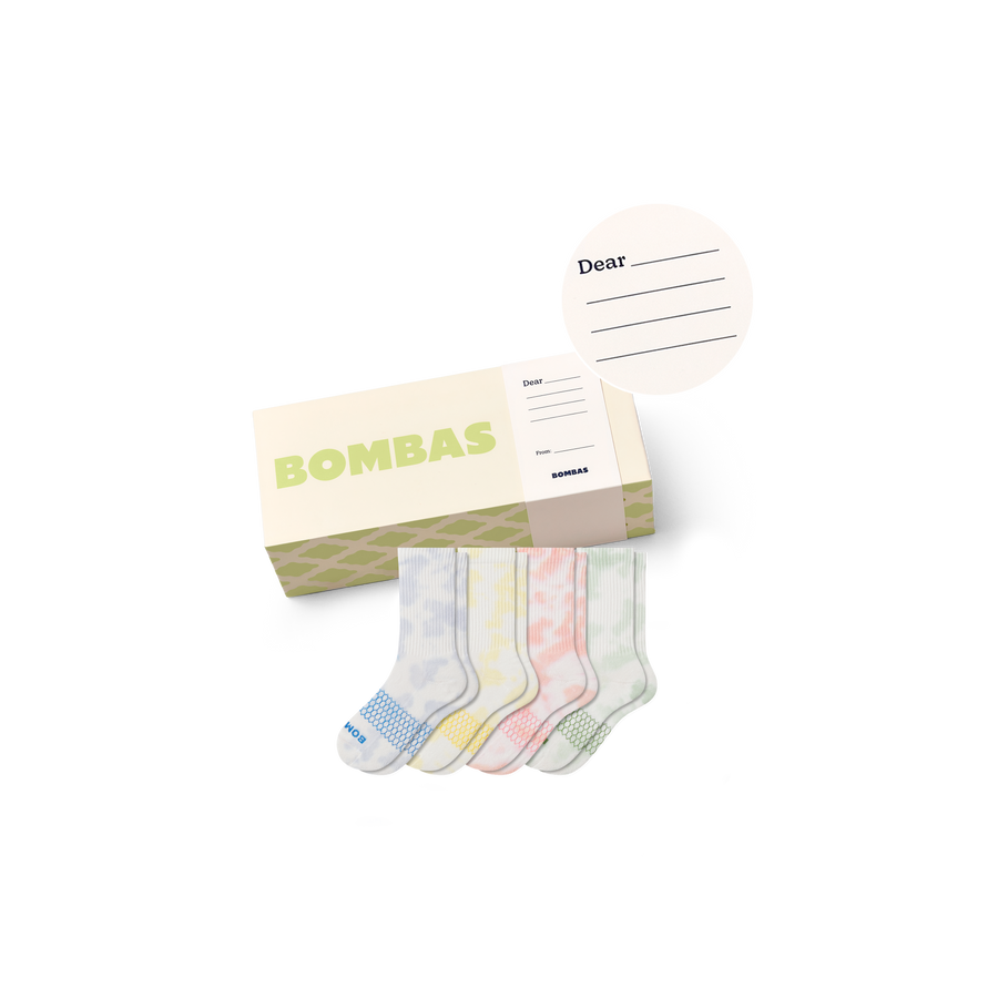 Youth Calf Sock 4-Pack Gift Box - Daily Cushion