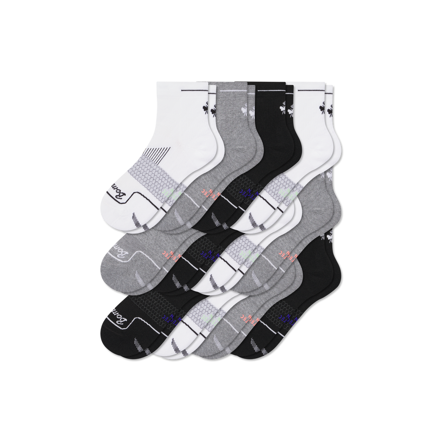 Women's Run Quarter Sock 12-Pack - Simple Style