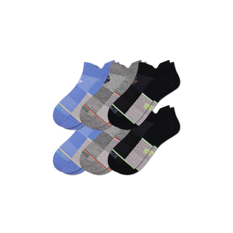 Men's Sport Merino Wool Blend Ankle Sock 6-Pack - Easy Choice