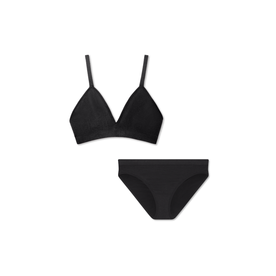 Women's Seamless Triangle Bralette + Bikini Pack - Fresh Comfort