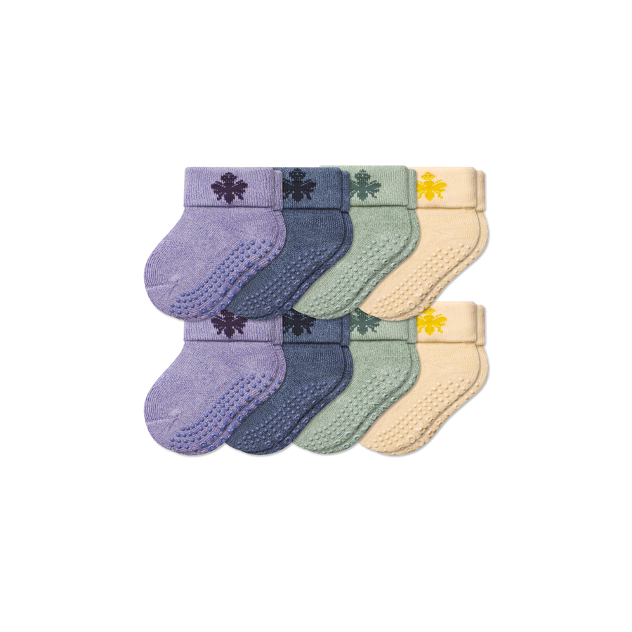 Baby Gripper Sock 8-Pack (6-12 Months) - Ready Pair