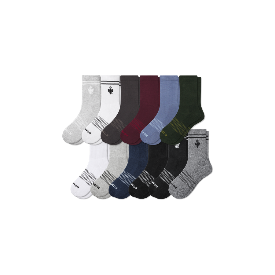 Men's Half Calf Sock 12-Pack - Premium Pick