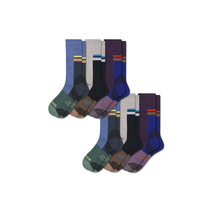 Women's Hiking Calf Sock 6-Pack - Light Cushion