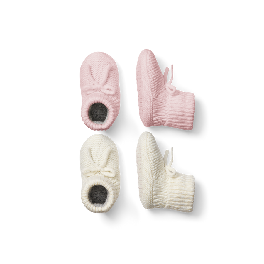 Baby Bow Gripper Slipper 2-Pack - Travel Pair