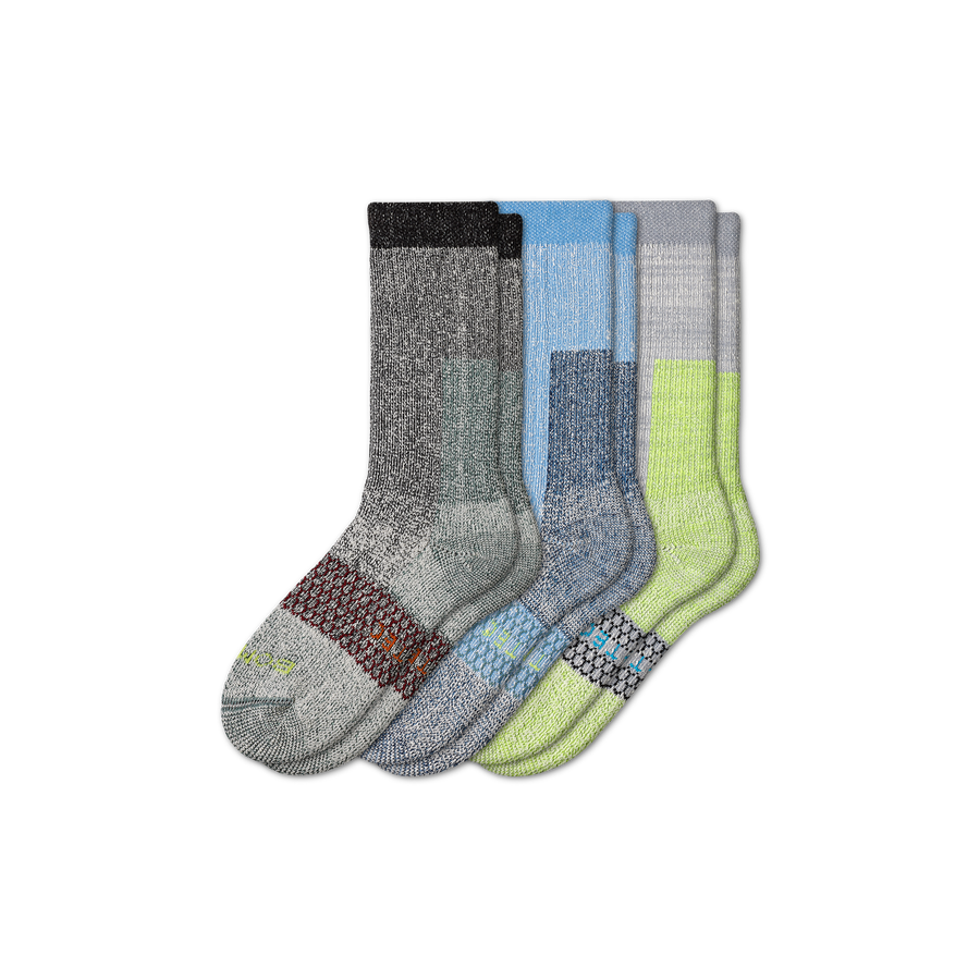 Women's All-Purpose Heavy Duty Calf Sock 3-Pack - Travel Pair