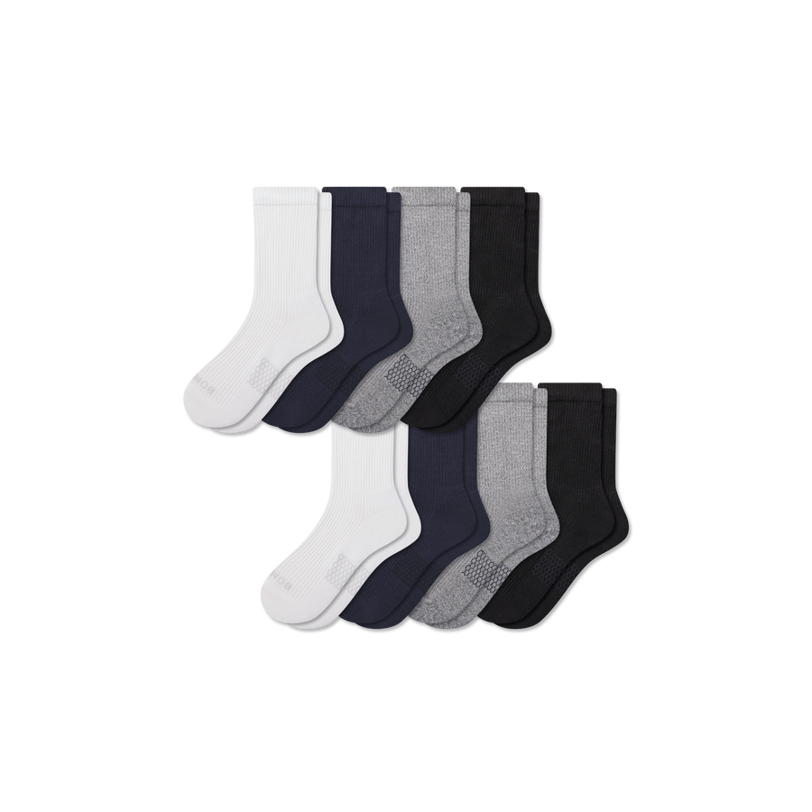 Women's Modern Rib Half Calf Sock 8-Pack - Essential Ready