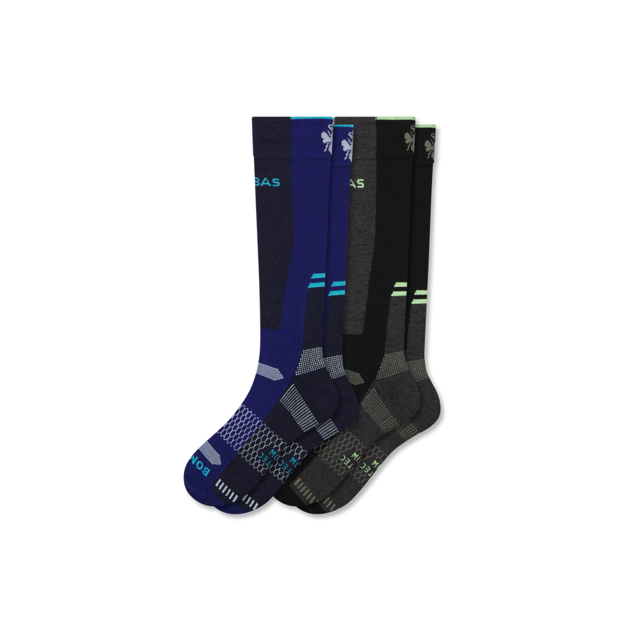 Women's Mid-Cushion Merino Wool Blend Ski & Sock 2-Pack - Fresh Step