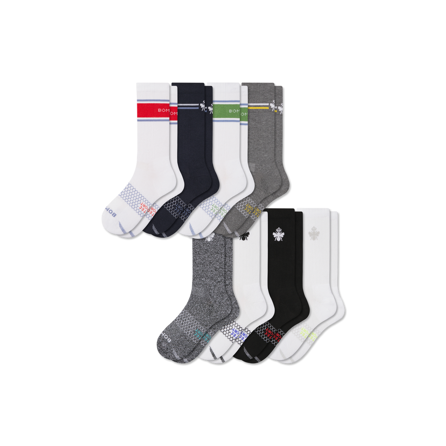Women's All Sport Calf Sock 8-Pack - Essential Ready