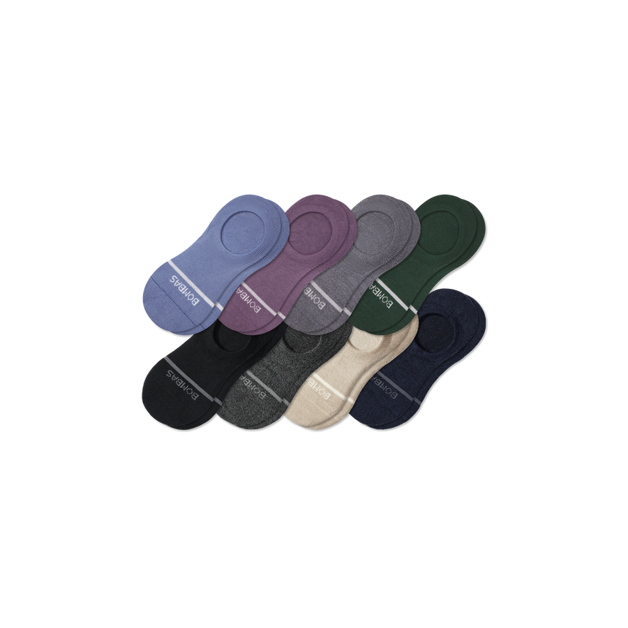 Women's Merino Wool Blend No Show Sock 8-Pack - Light Cushion