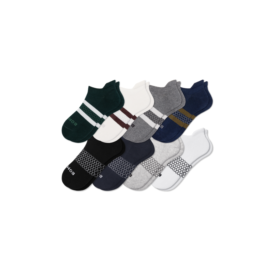 Men's Solids Ankle Sock 8-Pack - Easy Choice