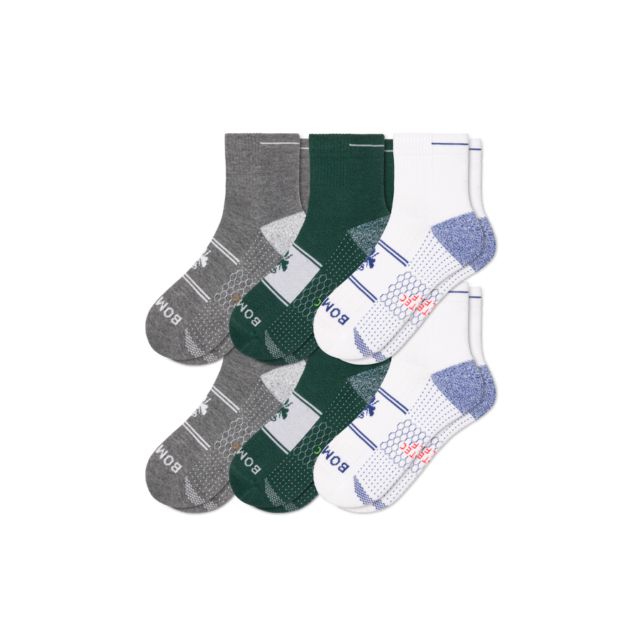 Men's Golf Quarter Sock 6-Pack - Easy Choice