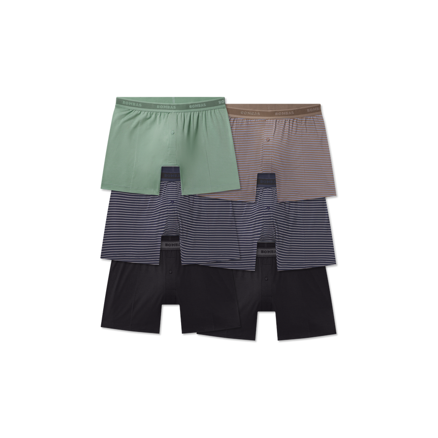 Men's Soft Flex Slim Boxer 6-Pack - Premium Pick