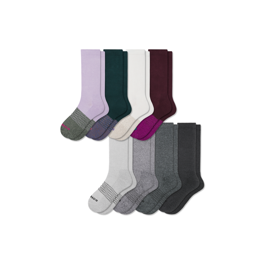 Women's Marl Calf Sock 8-Pack - Everyday Pair
